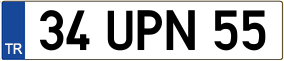 Truck License Plate